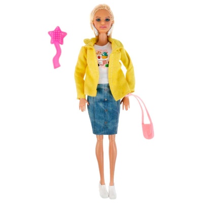 Кукла София в желтом жакете Карапуз 66001-C16-S-BB 1